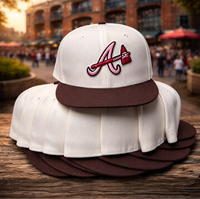 Topi Baseball Era Amerika Baru 2609 Grosir Berkualitas Tinggi Custom Unisex 6 Panel Bordir 3D Dot Hip Hop Fitted Gorras