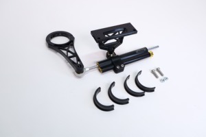 Soportes estabilizadores de amortiguador de dirección de aleación de aluminio CNC HD para Road Glide, para horquilla triple inferior de 49/54/58 mm - Product Image 5