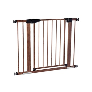 2025 thêm dài Babys an toàn trẻ em cửa Gỗ Cổng cho cầu thang với cửa mèo - Product Image 1