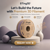 Filament 3D transparent PETG 1,75 mm haute résistance, sans odeur, compatible avec la plupart des imprimantes 3D FDM