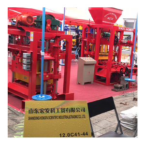 220V Hướng dẫn sử dụng tro bay cát bê tông rỗng Máy làm gạch dễ dàng cho xây dựng nhà với xi măng làm nguyên liệu - Product Image 1