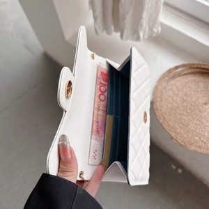 <span class=keywords><strong>Portafoglio</strong></span> Lungo da <span class=keywords><strong>Donna</strong></span> di Lusso con Motivo a Diamanti, Portacarte Designer, Borsa a Tracolla alla Moda per Telefono e Carte - Product Image 4