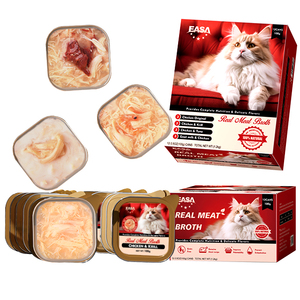 <span class=keywords><strong>Cibo</strong></span> Umido <span class=keywords><strong>per</strong></span> <span class=keywords><strong>Gatti</strong></span> in Scatola con Ingredienti Freschi e Naturali, 100g di Carne Vera, Latte di Capra, Pollo, Tonno, Krill, Basso MOQ - Product Image 1