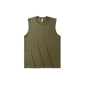 Débardeur Homme 220 g/m² 100 % Coton Peigné Filé à Anneaux, Col Rond, Uni, Décontracté, Sport, Gym, Musculation, Logo Personnalisé, OEM - Product Image 3