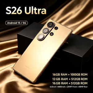 Smartphone S26 Ultra con CPU Deca Core, Pantalla OLED HD de 7.3 Pulgadas y 90Hz, Cámara de 108MP, Android 15, CDMA LTE, Doble SIM, 5G, Batería de 8000+ mAh, Francés, Español - Product Image 2