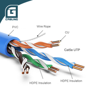 Cable de Red Ethernet UTP Cat6e de Gcabling, 305 m (1000 pies), 100 m, Sin Blindaje, Cat5, Cat6, 6a, Cat6e, Interior/Exterior, Cat6a, Cat5e, Cat6