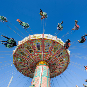 Manèges de parc d'attractions populaires, émotionnants pour enfants et adultes, chaise volante rotative de luxe à tête oscillante, attraction de luna park - Product Image 4