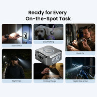 Lampe torche portable SOFIRN SE1 Mini EDC 300LM avec clip de poche et fixation magnétique rapide, lumière blanche, RGB, UV 3-en-1, USB-C