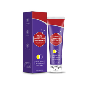 Tím hóa chất làm trắng kem đánh răng với Bạc Hà tươi cho răng nhạy cảm sử dụng nhà tùy chỉnh Bao bì & Logo thiết kế <span class=keywords><strong>OEM</strong></span> thương hiệu - Product Image 1