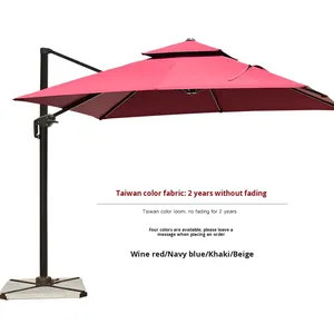 Sombrilla moderna para exteriores, sombrilla grande para playa, Gazebo, puesto de poste, sombrilla romana para Villa, terraza, patio, protección solar para exteriores - Product Image 6