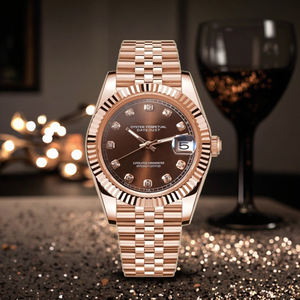 Reloj con Movimiento Mecánico NH35, Cristal de Zafiro, Correa de Acero Inoxidable, Esfera con Indicadores Luminosos, Resistente al Agua 3 bar - Product Image 4