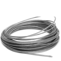 Câble de tension en acier inoxydable SUS316 1x19 pour système de structure architecturale