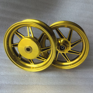 10 英寸 2.5 铝合金轮圈适用于雅马哈 100cc JOG90 RSZ <span class=keywords><strong>JOG</strong></span> Fuxi CUXI 踏板车前后轮轮毂 - Product Image 2