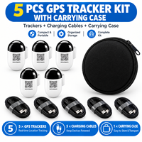 Kit de suivi GPS personnalisé 5 pièces 4G étanche pour oiseaux avec étui de charge, logo OEM, solution de suivi en temps réel, fabricant