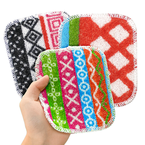 Kitchen Cleaning Scrubby 100% Eco-friendly Cotton Cleaning Dish Cloth Wipe for Pot Wall Car Wash Scrubs Scouring Pad