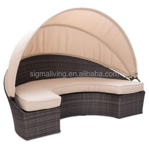 New arrival all-Weather patio furniture wicker rattan daybed