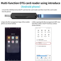 Lector de tarjetas para teléfono móvil, portátil, portátil, 3 en 1, Puerto SD/TF, concentrador tipo C Lightning