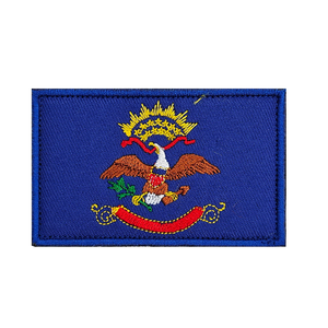 미국 국기 자수 패치 모자 사용을위한 친환경 패브릭 후크 및 루프 전술 기능 - Product Image 6