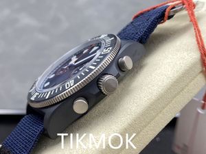 Montre mécanique chronographe en titane M+ Factory FXD pour homme avec verre saphir 42 mm - Product Image 6