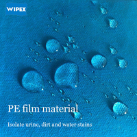 WIPEX-Drap médical à usage unique personnalisable, emballage individuel, pour examen médical, chirurgie hospitalière, non tissé
