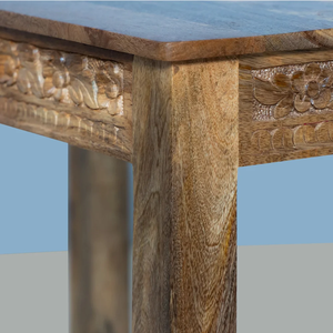 Antique Carved Wood <strong>Dining</strong> <strong>Table</strong> Versatile <strong>Rustic</strong> Furniture for Home Entry Workshop <strong>Dining</strong> Room Hotels - Product Image 4