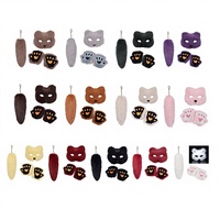 Queue de renard en fourrure écologique de 30 cm pour Halloween, accessoires de décoration, breloque de sac pour femme, porte-clés de voiture