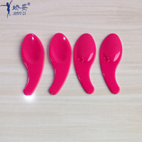 JZ spatule en plastique rouge Rose pour crème cosmétique