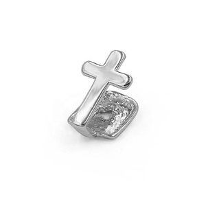 Boule d'Halloween Prothèse décorative <span class=keywords><strong>en</strong></span> laiton plaqué <span class=keywords><strong>or</strong></span> véritable Croix unique Hip Hop Grillz - Product Image 3
