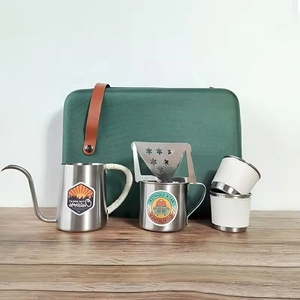<span class=keywords><strong>Set</strong></span> per Caffè Pour Over, Confezione Nera, <span class=keywords><strong>Set</strong></span> Regalo Portatile per Campeggio, Accessori per Caffè a Goccia 60, Novità - Product Image 2