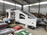 Machine à laminer automatique à flûtes 5 plis 1300F pour l'impression offset en usine de carton