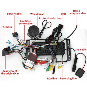 8-inch 1 + 16GB FM RDS Car GPS navigation 2 DIN Android 10 tự động đ<span class=keywords><strong>a</strong></span> phương tiện DSP GMC Bảng điều khiển vị trí hỗ trợ đảo ngược nhà máy trực tiếp - Product Image 4