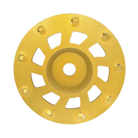 Disque de meulage abrasif en diamant D250 robuste pour béton et terrazzo, plaques de meulage pour ciment