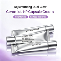 Crème en capsules de gel éclaircissant à la niacinamide OEM, hydratation intense, améliore les taches brunes, réparation de la barrière cutanée, crème pour le visage pour les peaux ternes