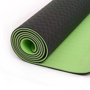 Tapete de Yoga TPE Deportivo para Gimnasio, Antideslizante, 6mm, con Logotipo Personalizado, Impresión UV, Ecológico, Doble Capa, BG-03, Dropshipping - Product Image 2
