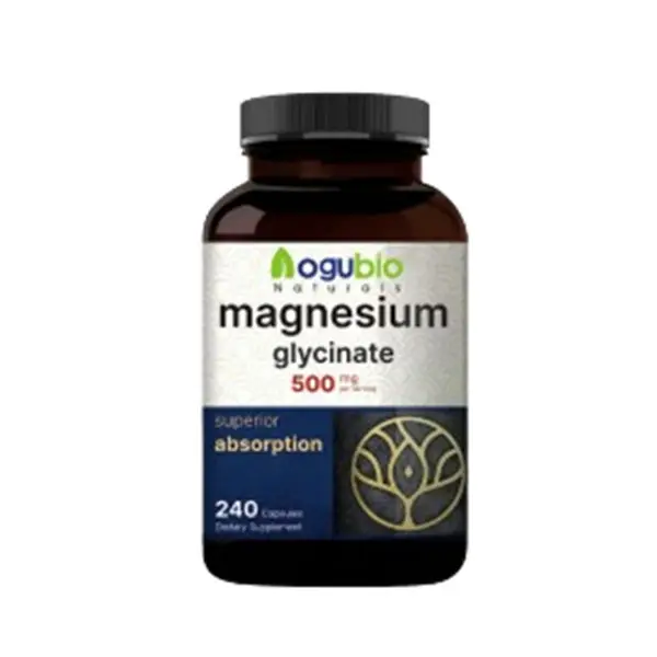 Fast shipping Magnesium Glycinate Powder Capsules with your logo