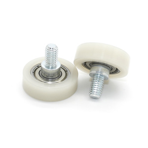 Poleas de Nailon de Ingeniería Especial con Rodillos Recubiertos de Goma y Ruedas Planas M6 para Automatización de Puertas y Ventanas - Product Image 3