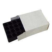 Boîte d'emballage en carton avec plateau, 50 pièces, emballage personnalisé en papier, munitions, 9MM