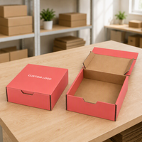 Boîte d'expédition personnalisée pour cadeaux, tasses en céramique, carton postal robuste en carton ondulé pour l'emballage de gâteaux, pains et vêtements