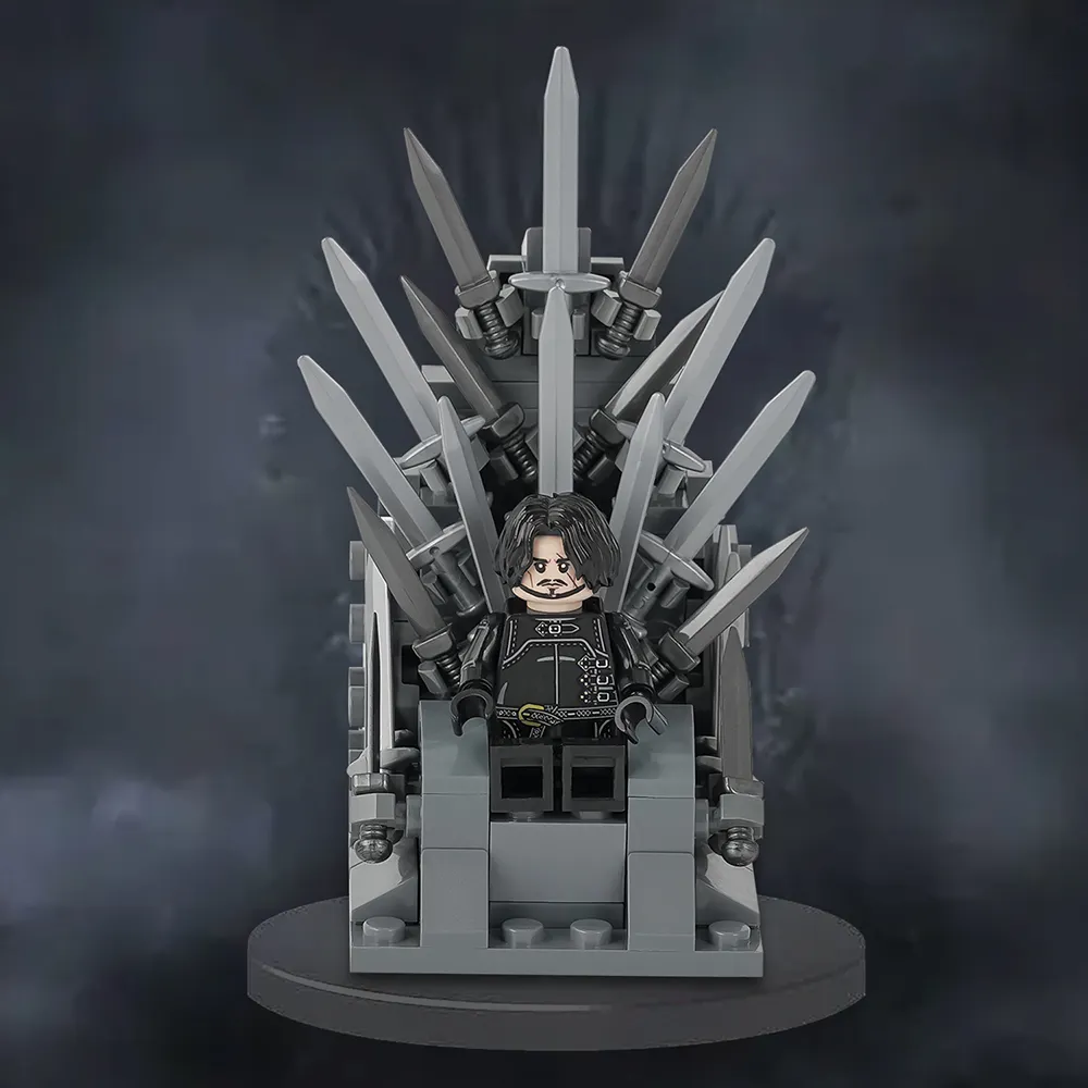 MOC1063 Creative Series Game of Thron Iron Throne Compatible with MOC Mini Figures Block Toy