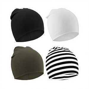 Bonnet unisexe en tricot épais doublé satin, avec pompon en fausse fourrure, côtelé, 100 % acrylique, ajustable, idéal pour l'hiver, la plage et les voyages - Product Image 3