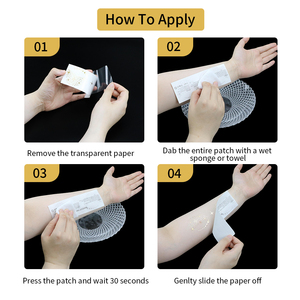 GP commercio all'ingrosso impermeabile scintillio Glitter lamina d'oro lentiggini viso adesivo del tatuaggio glitter trucco viso Glitter patch - Product Image 5