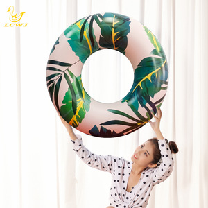 LCE2021-4 Inflatable Swimming <b>Ring</b> Round PVC 0.22mm <b>Thickness</b> For Child Pool Water Park Use - Product Image 3