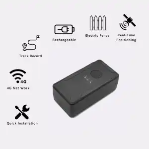 4G GPS Tracker với thời gian thực theo dõi GT09 hỗ trợ định vị không dây sạc thời gian dài chờ chống mất