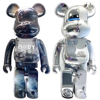 Fabrication de figurines d'action couleur personnalisée Bearbrick 1000% bloc de construction ours 70cm 28cm Bearbrick