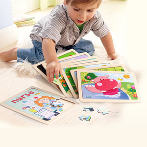 Rompecabezas de <span class=keywords><strong>madera</strong></span> personalizado Nuevo diseño 9PCs Inteligencia Niños Juguetes de <span class=keywords><strong>madera</strong></span> Rompecabezas Niños Bebé Rompecabezas Juguetes educativos de aprendizaje - Product Image 4