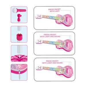 Ensemble de jouets guitare et microphone 2 en 1 pour filles, jouet de chanteuse pour enfants, instruments de musique pour enfants - Product Image 2