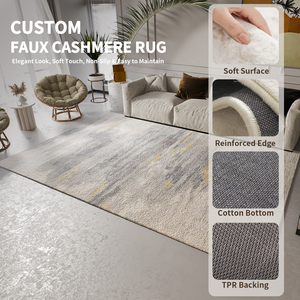 <span class=keywords><strong>Tapis</strong></span> de Zone Luxe Doux <span class=keywords><strong>Antidérapant</strong></span> à Bas Prix, Motif Moderne pour <span class=keywords><strong>Chambre</strong></span> et Salon - Product Image 2