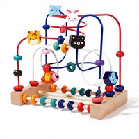 Jouets éducatifs de haute qualité pour la petite enfance, montagnes russes de fruits et d'animaux, jouets circulaires, ensemble de jouets Montessori