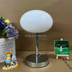 Lámpara de Mesa de Cristal Creativa, Estilo <span class=keywords><strong>Dulce</strong></span> Rosa, Lámpara de Noche para Dormitorio, Lámpara Decorativa para Sala de Estar - Product Image 4