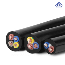 VDE 300/500V 450/750V EU H07RN-F Cable 3G 1.5 5G1.5 5G6 3X1.5MM2 3X2.5MM 4X1.5MM2 5X6 5X16MM2 Gummikabel Flexible Rubber Cable